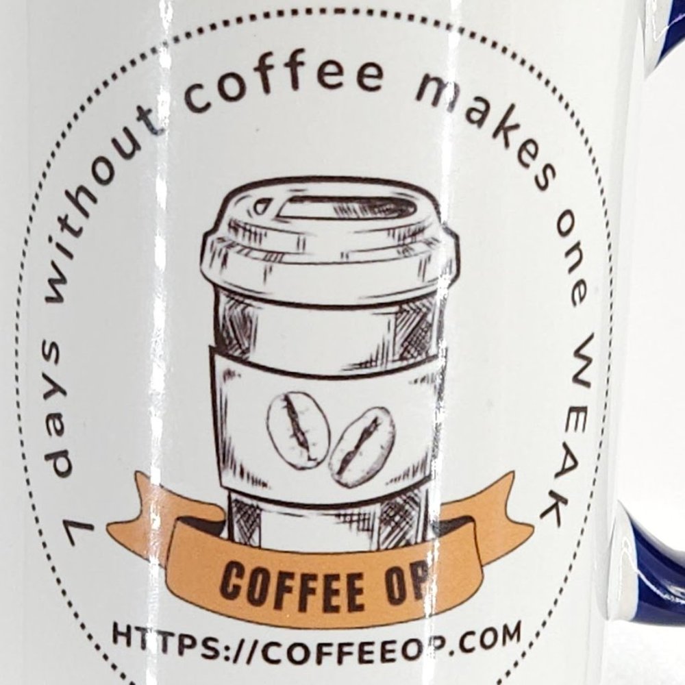 Coffee Op Exquisite 15 oz Coffee Mug Premium Porcelain + Free Gourmet coffee - Picture 16 of 16